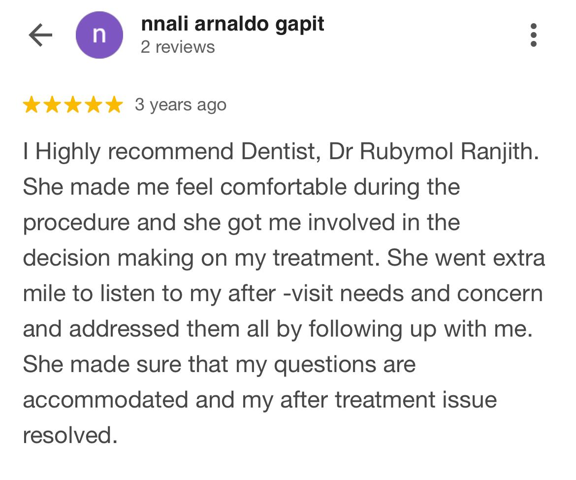 Dentiva patient review screenshot 03
