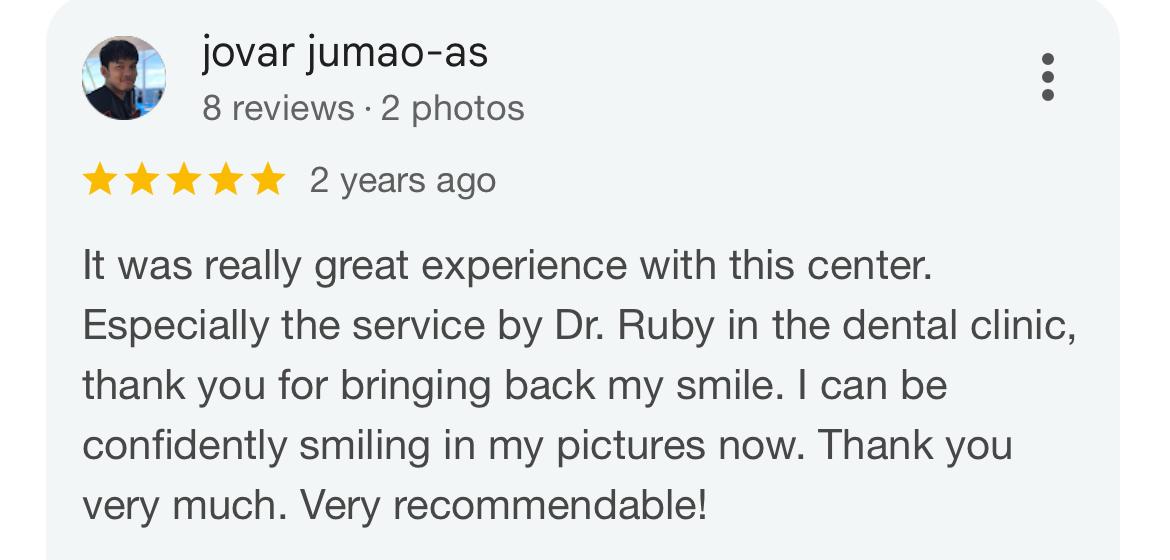 Dentiva patient review screenshot 08
